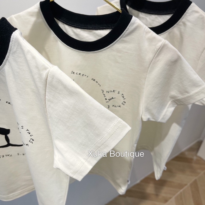 Áo Phông Cộc Tay Bé Trai Bé Gái Mùa Hè QCCC Cực Đẹp Size Nhí Cho Bé 9-15kg Chất Cotton Cao Cấp [Ảnh Thật]