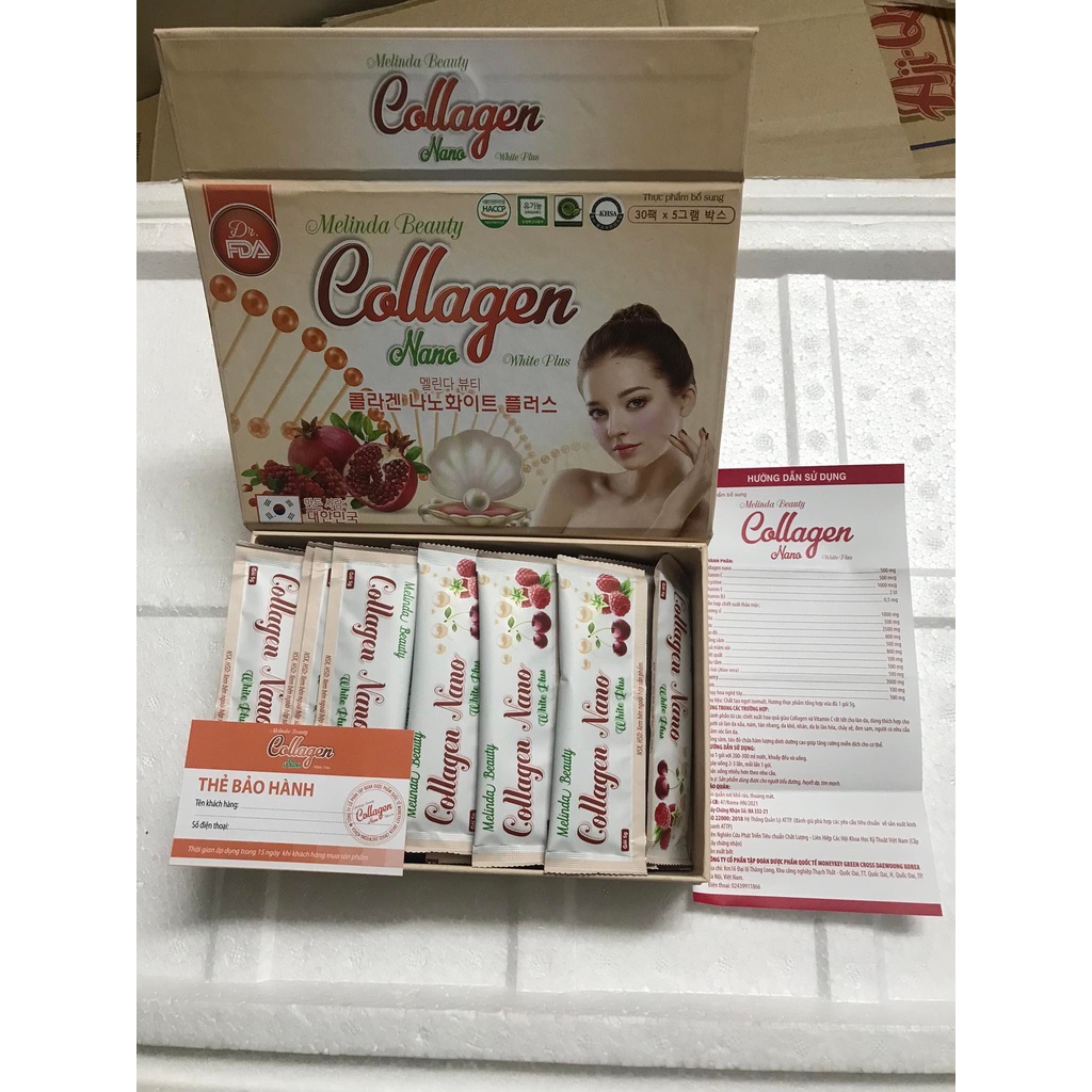 Collagen Nano White Plus  lựu đỏ