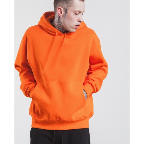 Áo Hoodie Trơn Màu Cam - Hoodie Orange Basic
