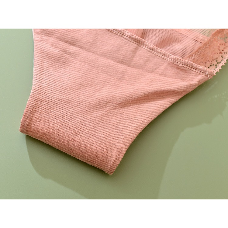 Quần lót nữ Embra ren buộc dây sườn lụa mềm mịn hàng cao cấp EBQL49