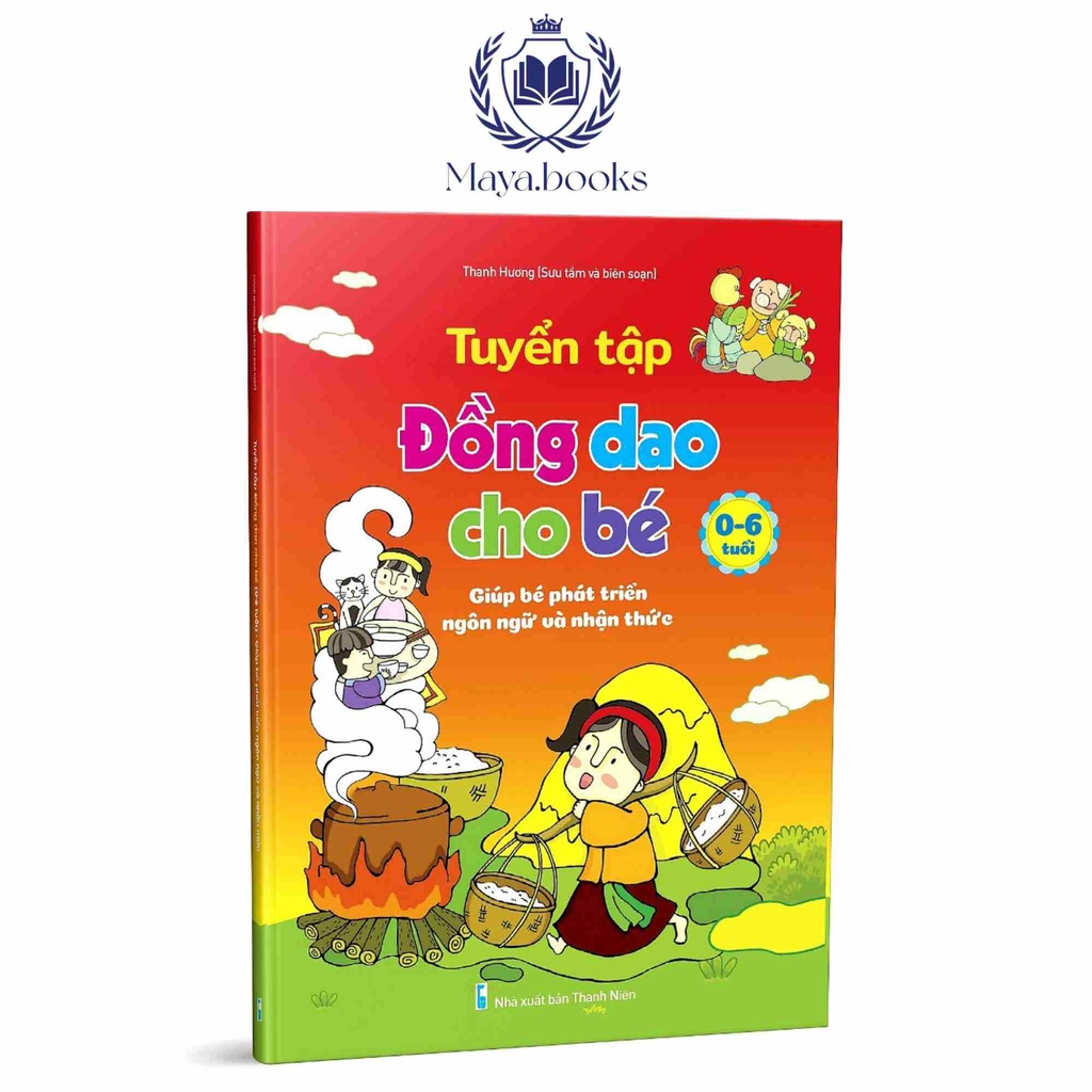Sách cho bé 2 tuổi - Combo 3 quyển đồng dao thơ truyện giúp bé phát triển ngôn ngữ và nhận thức