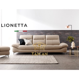 Ghế Sofa Băng Da Cao Cấp LIONETTA TamAn Nội Thất Phòng Khách TBI-811