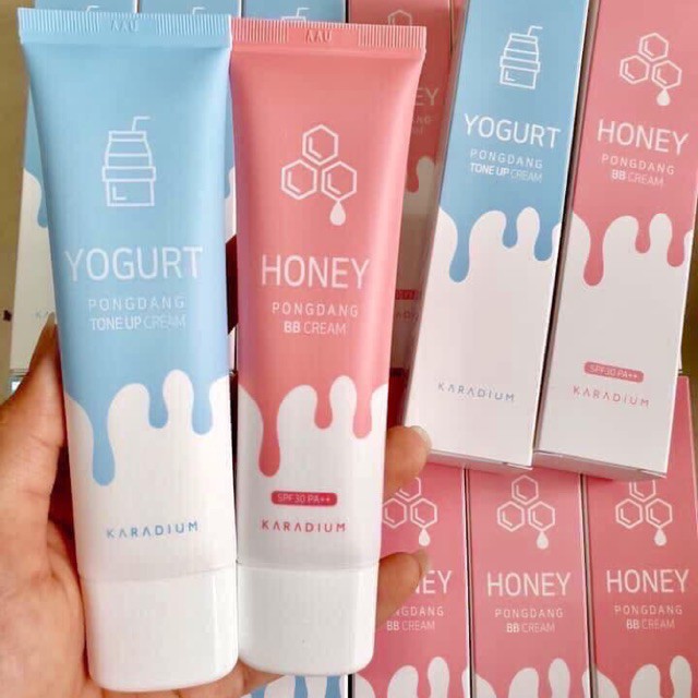 Kem Lót Karadium Yogurt Pongdang Tone Up Cream 50ml