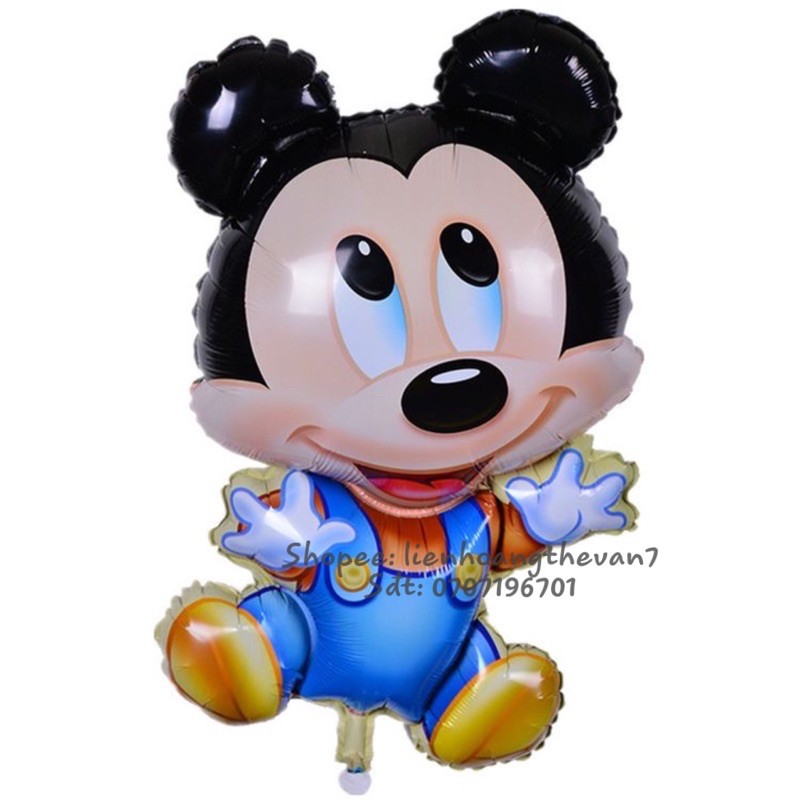 Bóng nhôm chuột Mickey và chuột Minnie baby (size lớn)