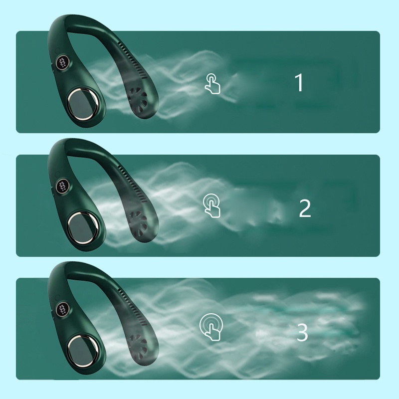 Quạt Mini Cầm Tay 3 Tốc Độ Kiểu Dáng Thể Thao