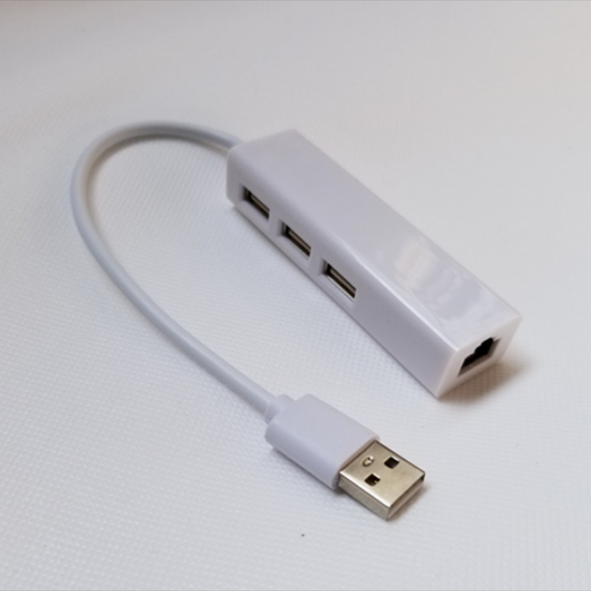 USB 100M Card mạng Rj45 + Hub USB2.0 Card mạng Usb-C Usb 3.0 Type C sang USB RJ45 Ethernet Lan Adapter Cáp Hub cho Ipad Macbook Pc Máy tính xách tay