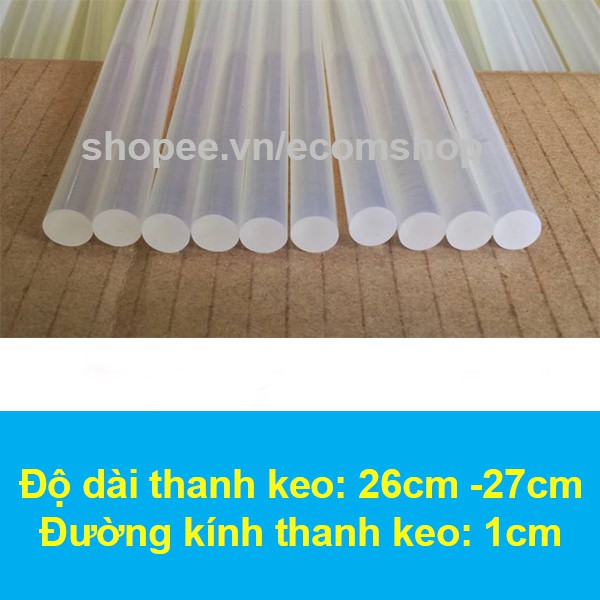 1 thanh keo silicon, keo nến loại lớn, đường kính 1cm (10mm)