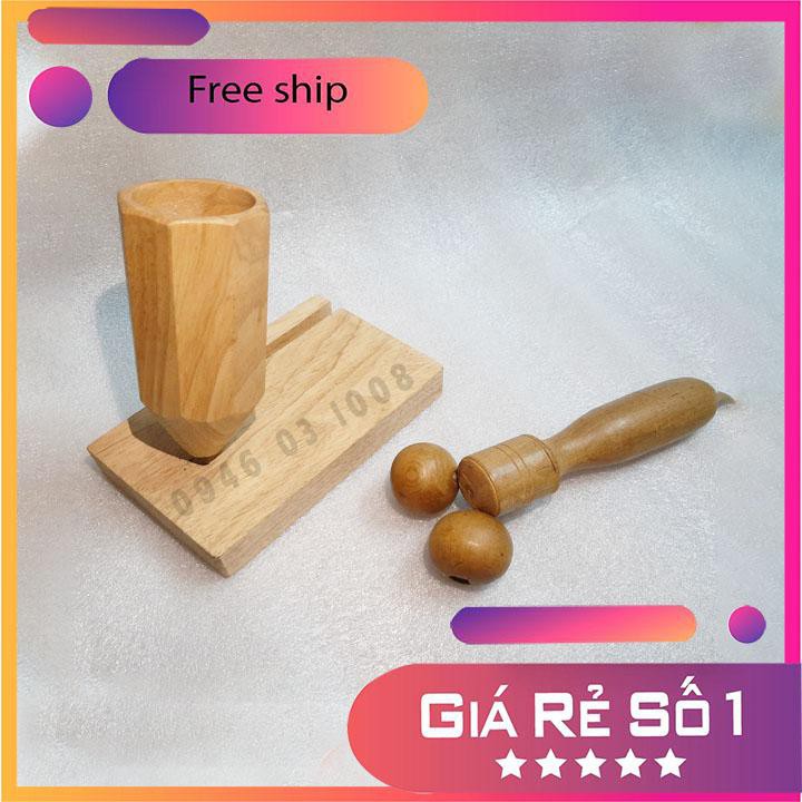Dụng cụ massage tay FREESHIPDụng cụ massage bằng gỗ B'Xanh chất lượng