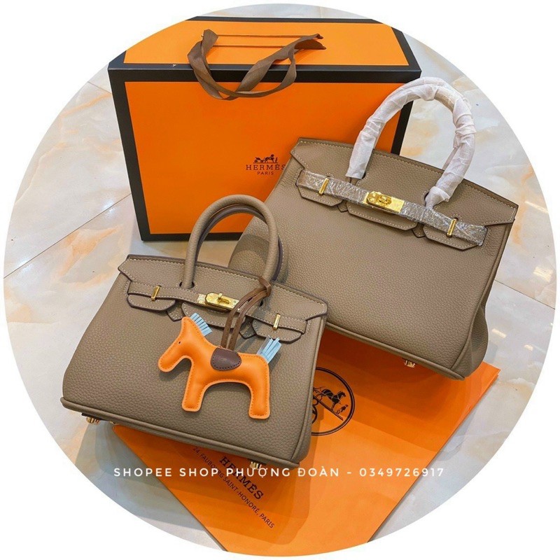 [BIKIN25] Túi da mềm size 25cm bản Súp pơ(K hộp) TẶNG KÈM KHĂN LỤA