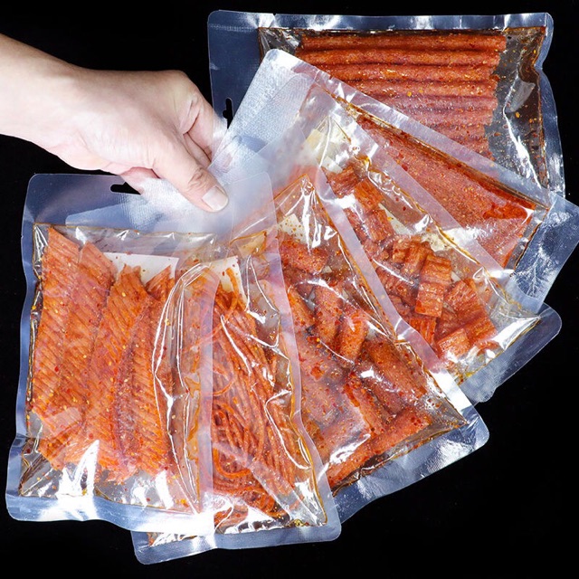 combo 8 loại gói thanh cay đỏ đặc sản Hồ Nam thanh đỏ cay 125g / 1 túi đóng gói đồ ăn nhẹ cay cay tuổi thơ hiệu về
