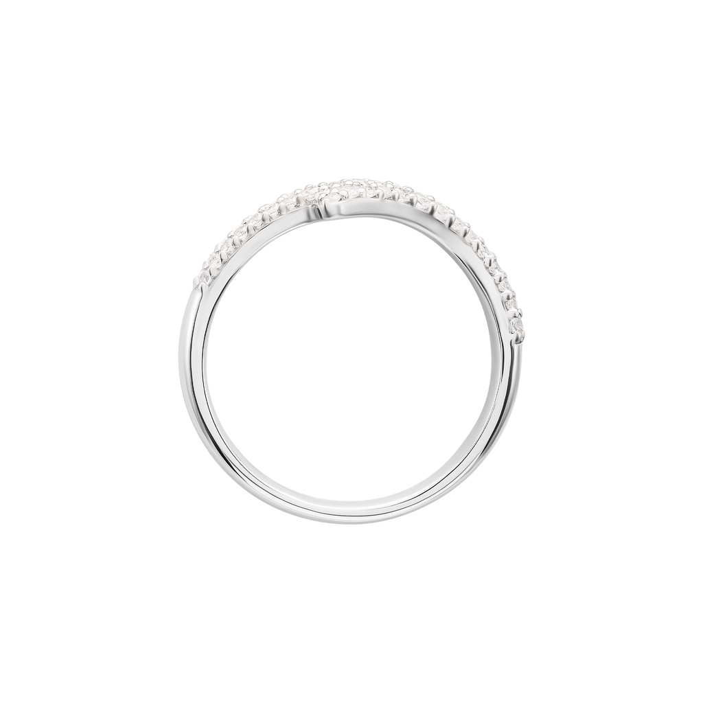 Nhẫn bạc đính đá ECZ PNJSilver XMXMW000035