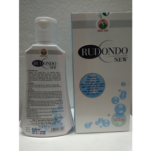 Dầu tắm gội Rudondo  New ngăn ngừa gàu và nấm - chai 120 ml