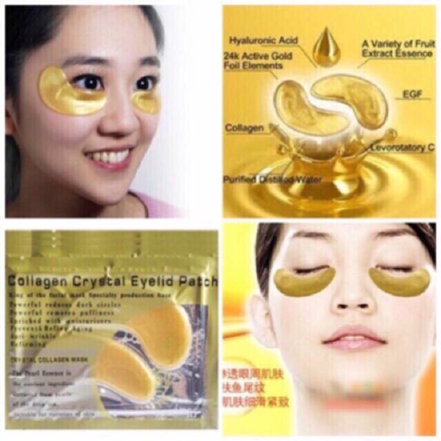 100 Miếng Mặt Nạ Mắt Collagen Crystal Eyelid Patch