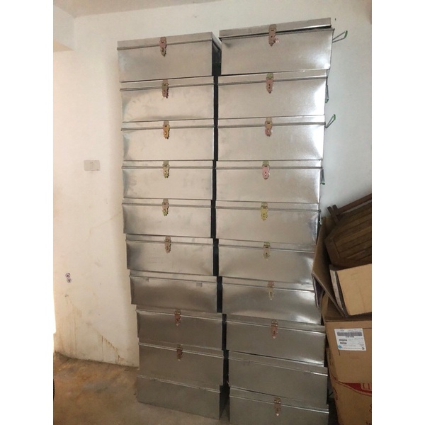 Hòm tôn kt D55cm x R34cm x C24cm.