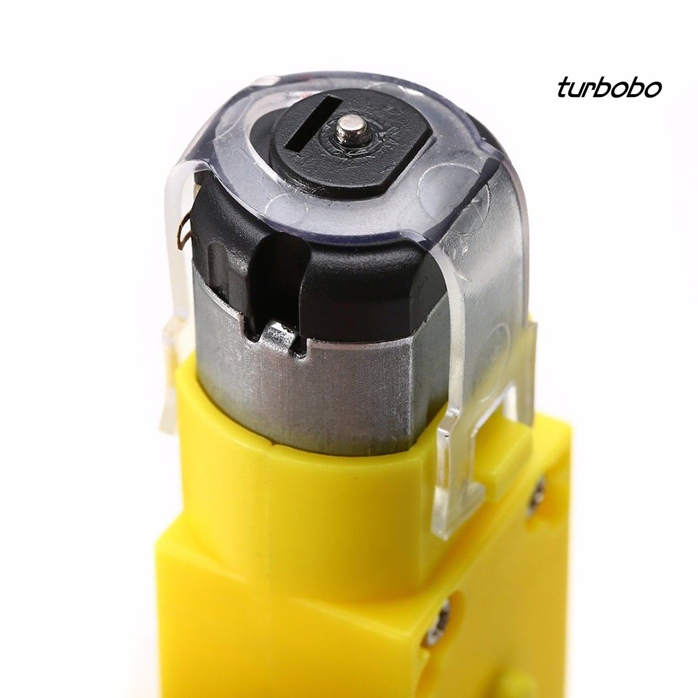 Động Cơ Giảm Tốc DC 3-6V Mini Bằng Nhựa Cho Robot Thông Minh