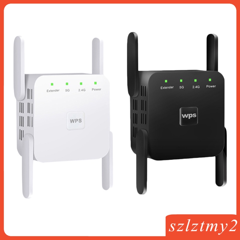 Thiết Bị Khuếch Đại Tín Hiệu Wifi Không Dây 1200mbps 2.4g 5g 4 Ăng Ten Phích Cắm Us | BigBuy360 - bigbuy360.vn