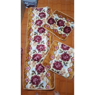 Thảm trải ghế nỉ nhung(1 tấm dài+2 tấm bé)