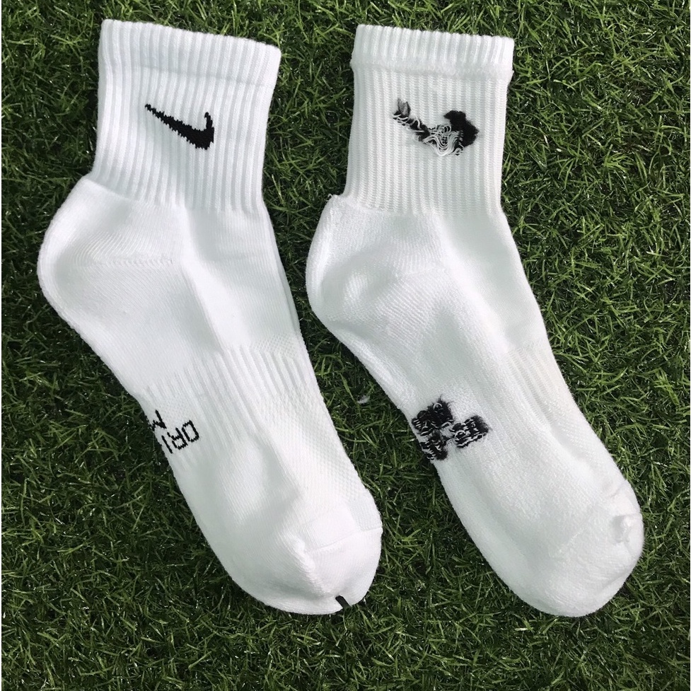[ HÀNG XUẤT XỊN] Tất vớ thể thao Nike Dri fit cổ trung lửng nam nữ êm chân thoáng khí SPORT SOCKS