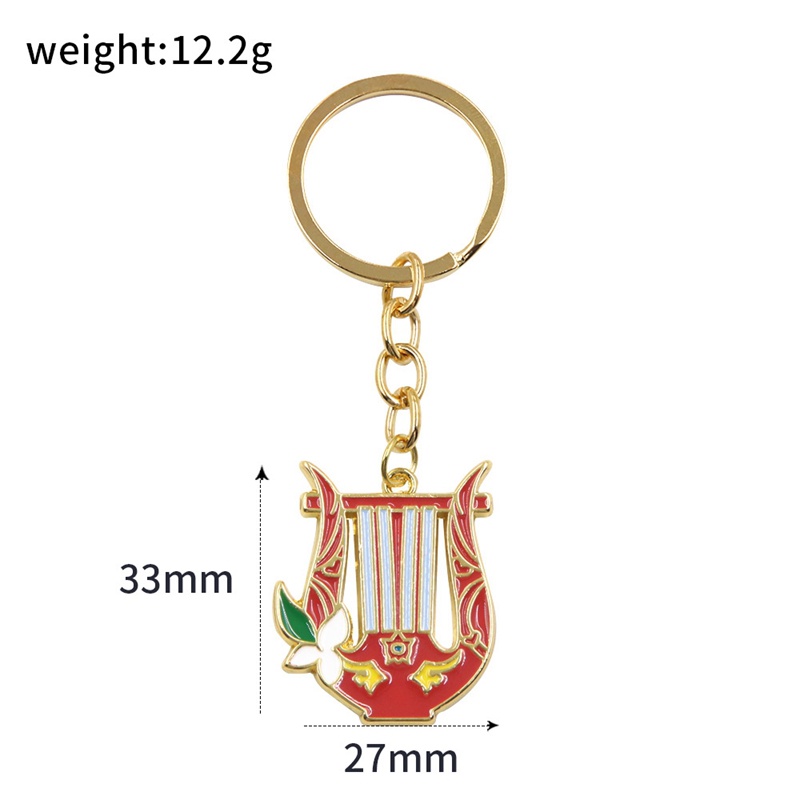 Móc Khóa Kim Loại Hình Nhân Vật Game Genshin Va Chạm Cool Venti Zhongli Xiao Cho Nam Và Nữ