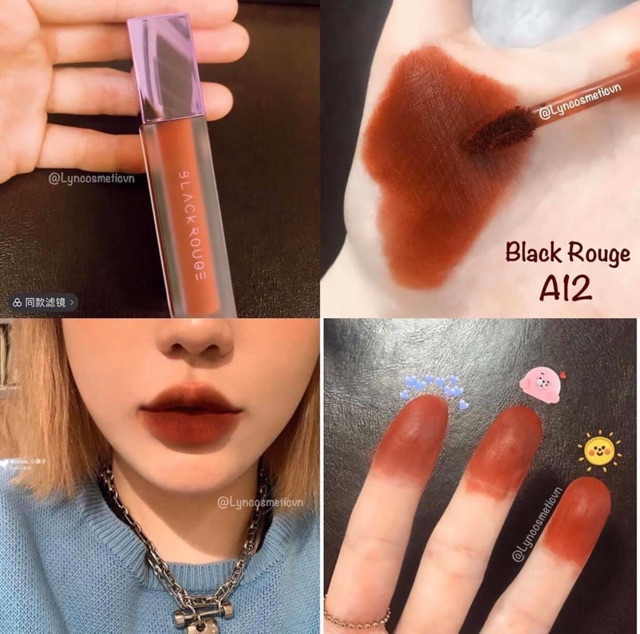 Son Blackrouge A12 - đỏ nâu