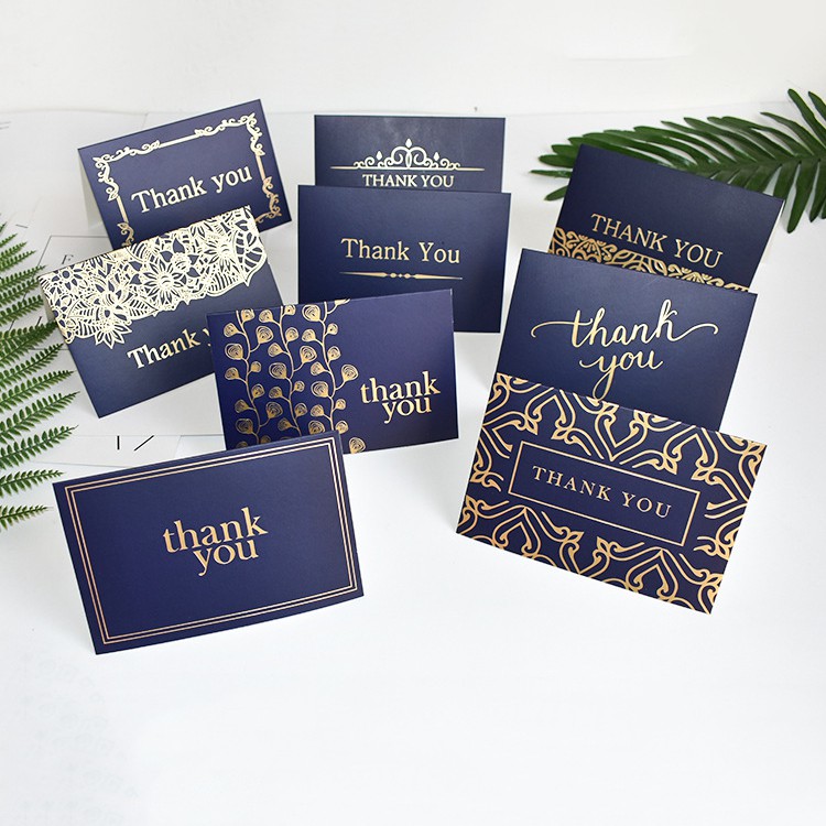 Bộ Thiệp Thông Điệp Cảm Ơn THANK YOU 9 Thiệp - Muasamhot1208