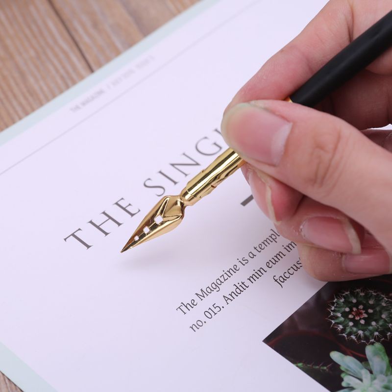 Set bút chấm mực ký tên viết thư pháp tiện dụng chất lượng cao