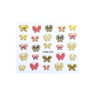 Sticker dán móng nghệ thuật - bộ 30 chiếc