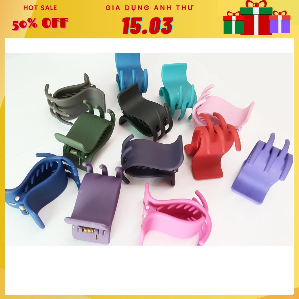 Kẹp Tóc Càng Cua Nhám Trơn - Nhỏ Gọn - Tiện Dụng - Phù Hợp Với Mái Tóc Dài - Combo 4 cái