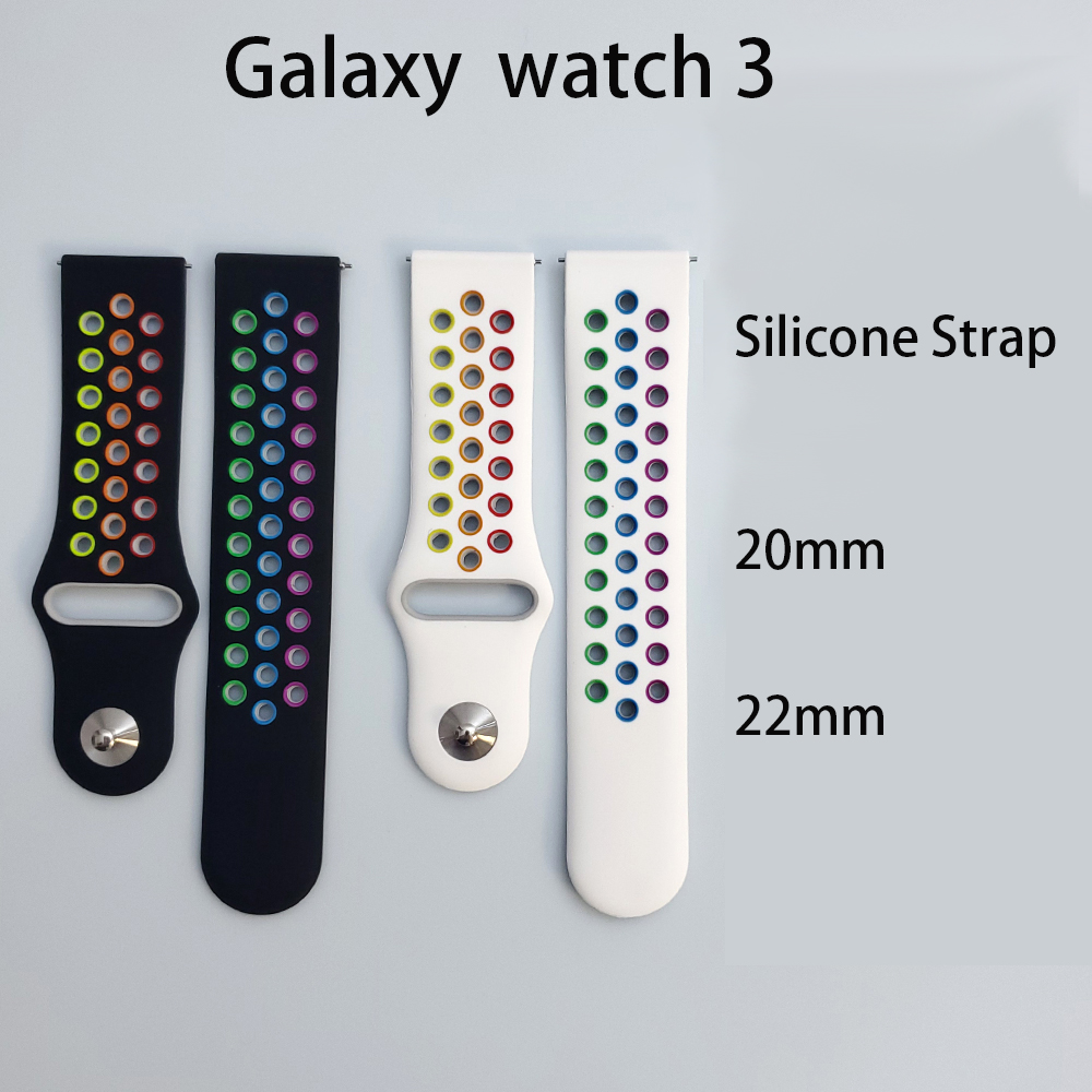 Dây Đeo Silicon Cho Đồng Hồ Thông Minh Samsung Galaxy 3 (20Mm 22mm)