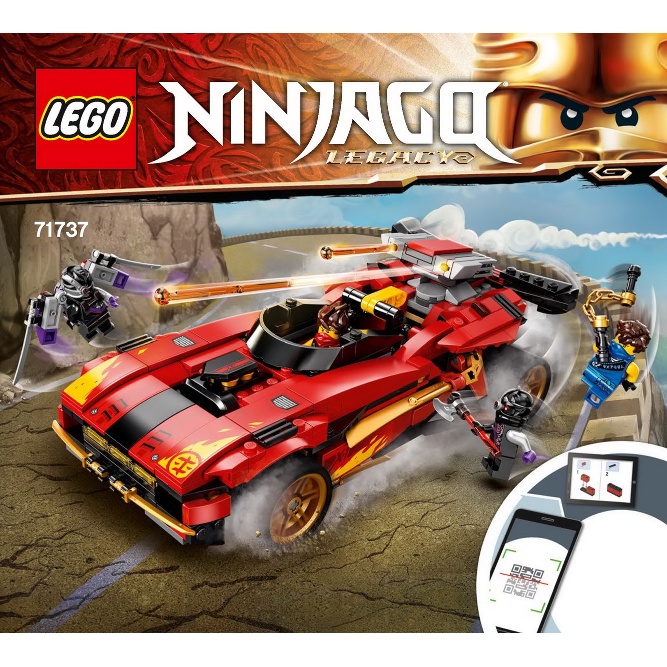 Lego Ninjago 71737 - X-1 Ninja Charger - Bộ xếp hình Lego Xe chiến đấu của Kai