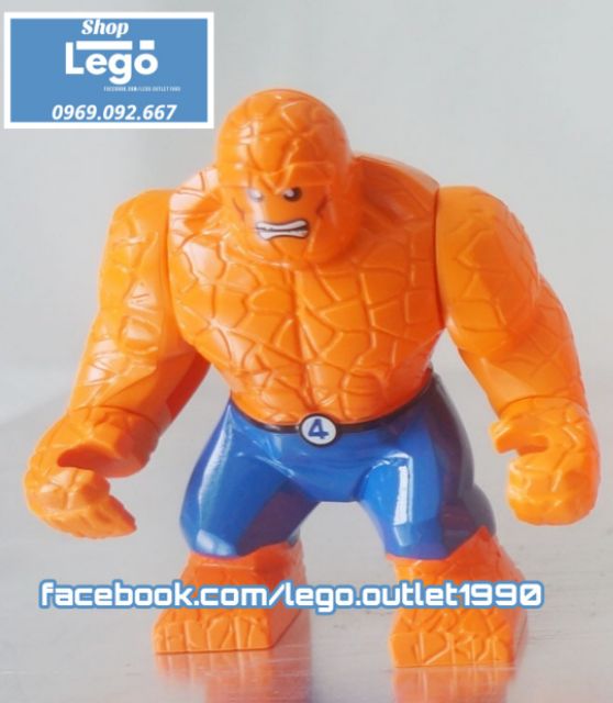 Xếp hình Thing Fantastic4 siêu anh hùng DC mới nhất 2020 Big Figures Lego Minifigures Decool 0153 0155