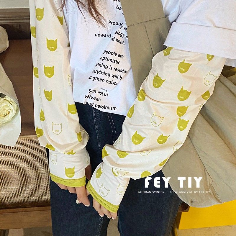 Găng Tay Chống Nắng Dáng Rộng Bằng Lụa Lạnh Thoáng Khí Chống Tia Cực Tím Thoải Mái Thời Trang Mùa Hè Cho
