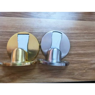 Bộ chặn cửa nam châm hít đế mỏng dẹp âm sàn inox 304