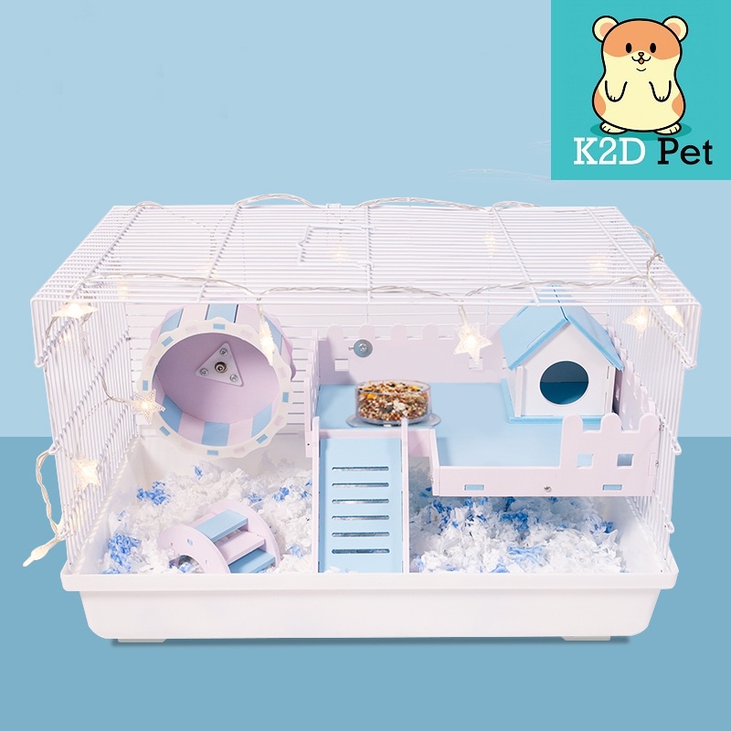 Lồng đại nhà mái nhọn cho hamster