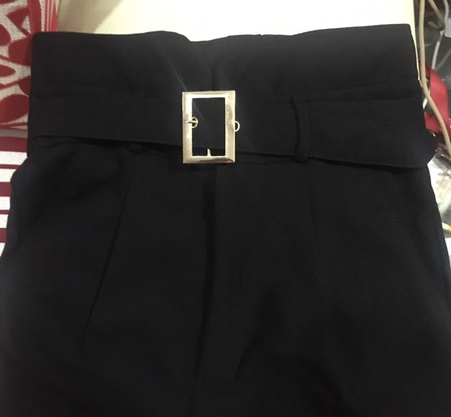 Quần tây khoen vuông mỏng Lưng siêu cao ( form dài ) | BigBuy360 - bigbuy360.vn