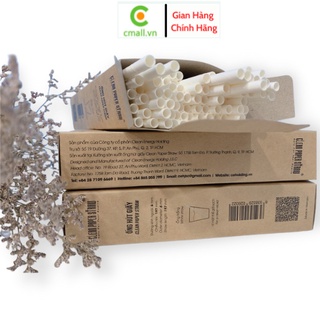Combo 100 Ống Hút Giấy Cao Cấp Clean Paper Straw