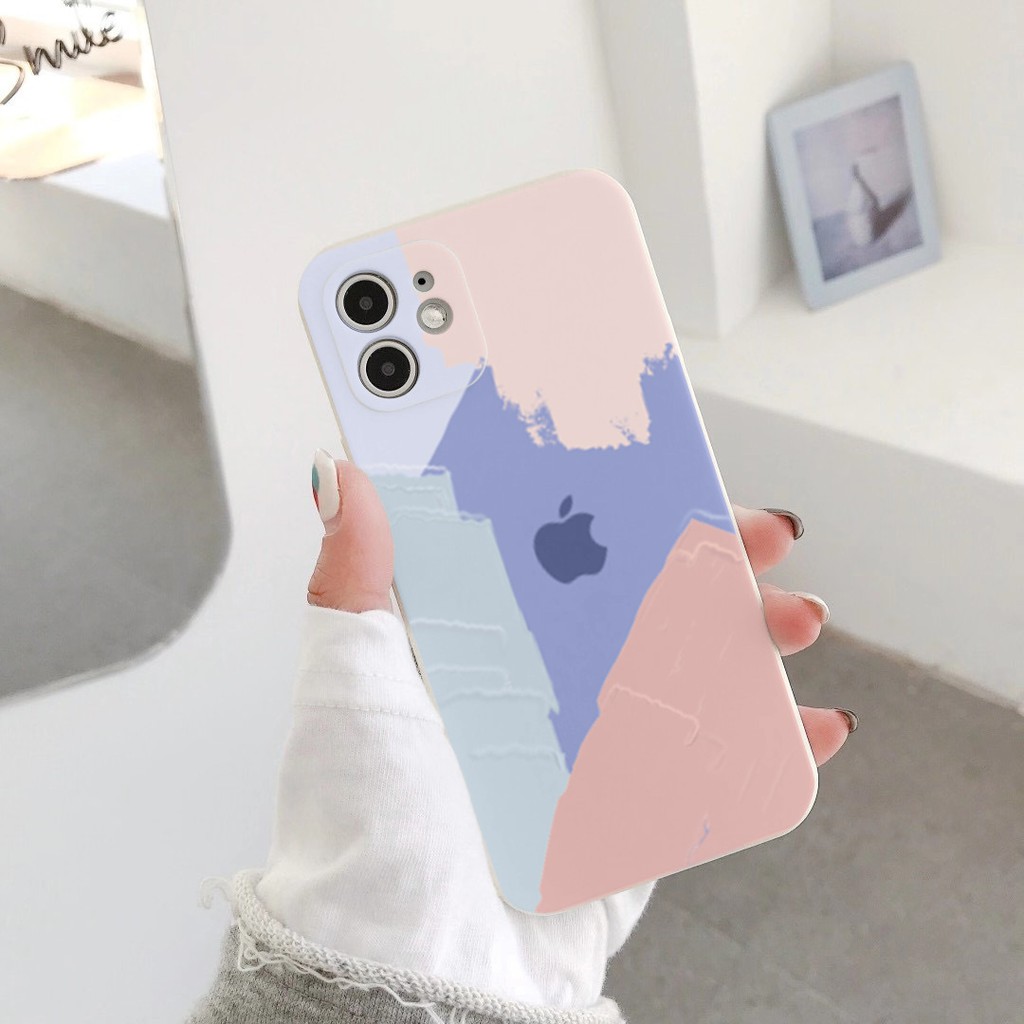 Ốp lưng iphone cạnh vuông BVC màu trái cây 6plus/6s/6splus/7/7plus/8/8plus/x/xr/xs/11/12/pro/max/plus/promax-Awifi A1-18 | BigBuy360 - bigbuy360.vn