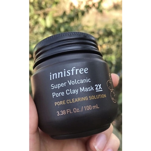 Siêu Mặt Nạ Chăm Sóc Lỗ Chân Lông Innisfree Super Volcanic Pore Clay Mask 2 x 100ml