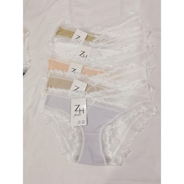 Set 10 quần lót ren nơ Thái Lan ZH mẫu mới mã 1192