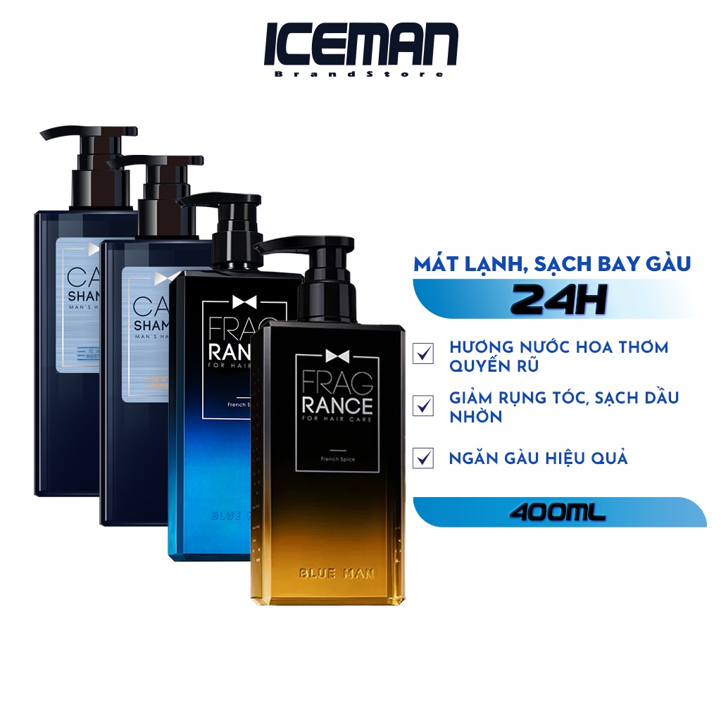 Dầu Gội Hương Nước Hoa Nam Blueman Ngăn Ngừa Gàu Và Dưỡng Tóc Chắc Khỏe