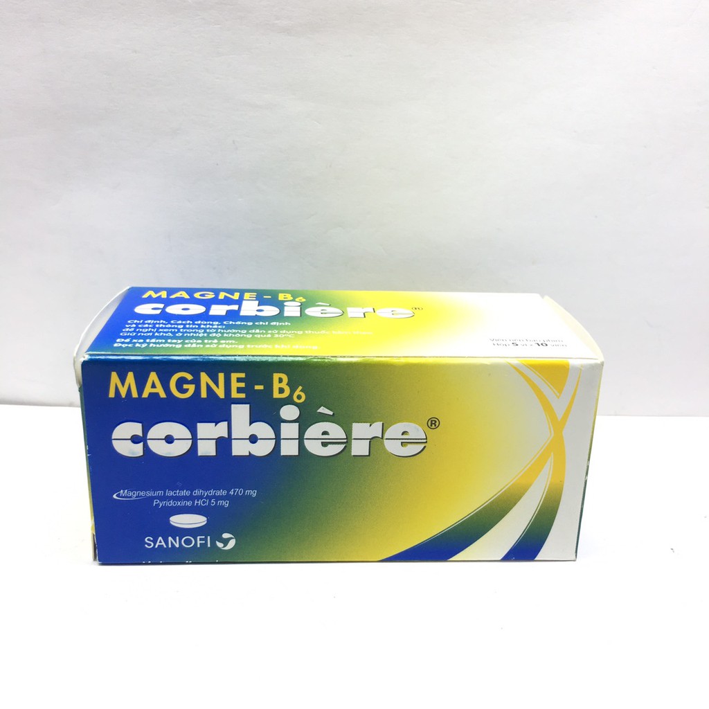 MAGNE - B6 CORBIERE - Bổ sung magne hộp 5 vỉ x 10 viên