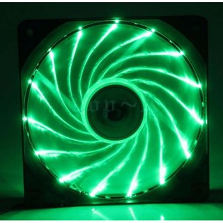Quạt Case AgeCooler 120MM 15 Led siêu sáng (xanh lá)