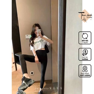QUẦN LEGGING ZARA COTTON SIÊU CO GIÃN