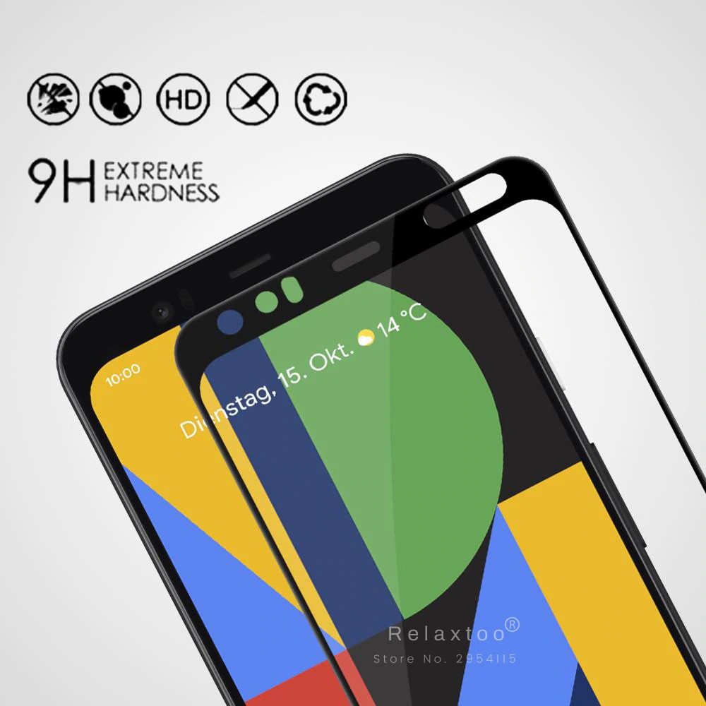Kính Cường Lực 4D Full Màn Cho Google Pixel 4, Dán Màn Hình Pixel Full Màn