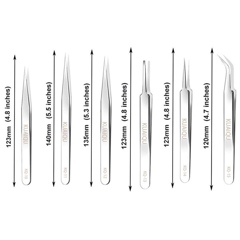 Nhíp Sửa Chữa Bằng Thép Không Gỉ Với Hộp Thiếc