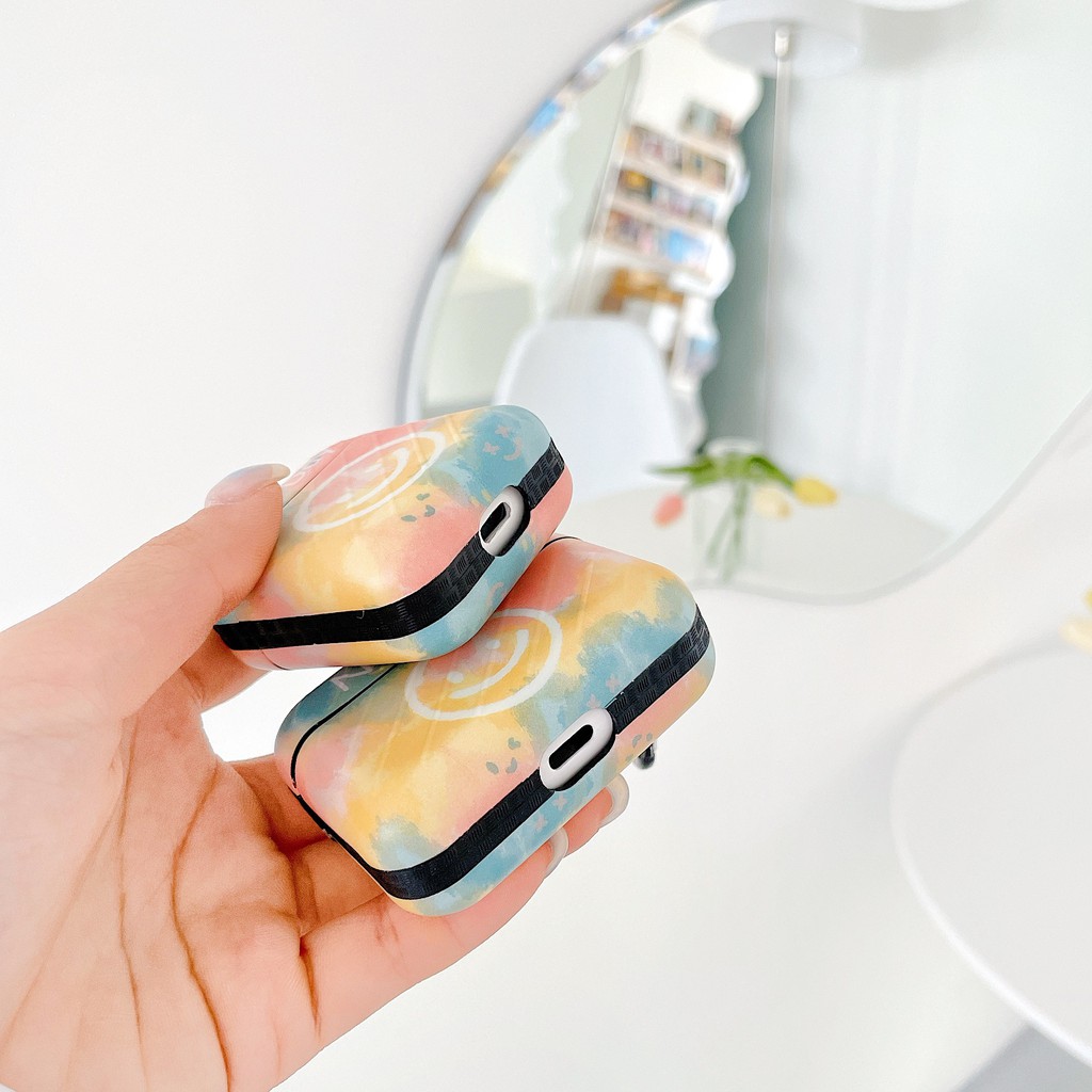 Ốp Bảo Vệ Hộp Đựng Tai Nghe Airpods Hình Cầu Vồng Xinh Xắn