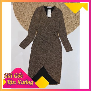 VÁY LEN NHŨ DÁNG ÔM VẠT CHÉO