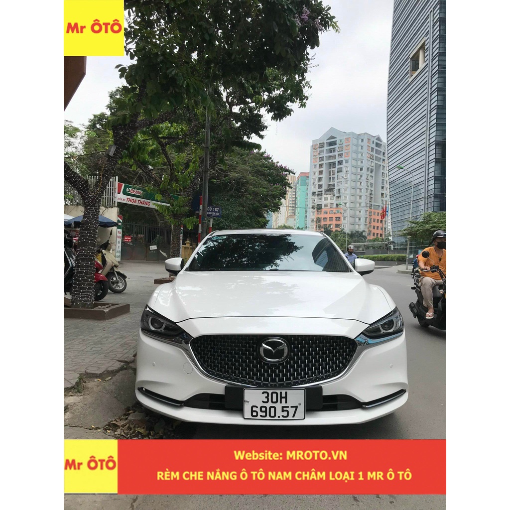 Rèm Che Nắng Xe Mazda 6 Loại 1 Mr.OTO. Bảo Hành 24 tháng. Cam Kết Chuẩn Khít Theo Xe