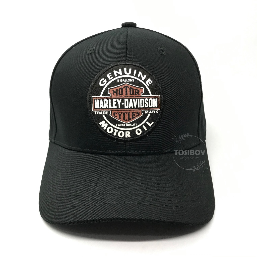 Nón kết may logo Harley Davidson