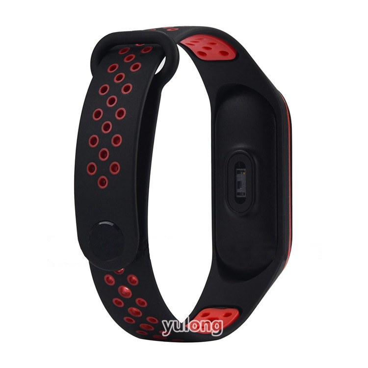 Dây đeo silicon mềm/ Nút bấm gài dây cho đồng hồ thông minh Xiaomi Mi Band 3 4 MiBand 3 4